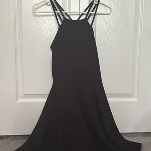 Sexy and flowy little black dress!